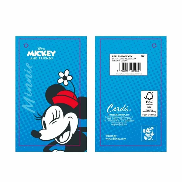 Drabužių rinkinys Minnie Mouse Pilka