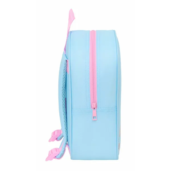 School Bag Frozen Blue Pink 22 x 27 x 10 cm