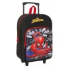 Школьный рюкзак с колесиками Spider-Man Чёрный Красный 32 x 42 x 14 cm