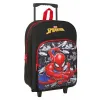 Школьный рюкзак с колесиками Spider-Man Чёрный Красный 32 x 42 x 14 cm