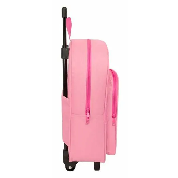 Reppu pyörillä Barbie Pinkki 32 x 42 x 14 cm
