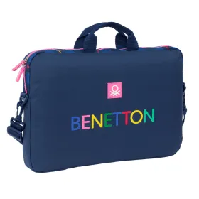 Чемодан для ноутбука Benetton Damero Тёмно Синий 40 x 27 x 4 cm