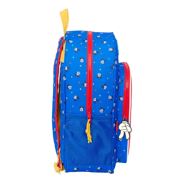 School Bag Mickey Mouse Clubhouse Good day Blue 33 x 42 x 14 cm