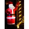 Inflatable Santa Claus Springos CL4058 IP44, Outdoor, 240 cm, Self-Inflating with LED Lighting