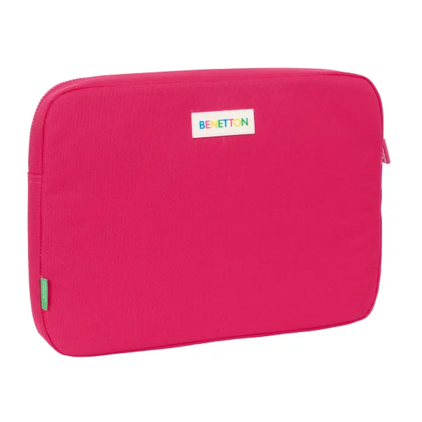 Nešiojamojo kompiuterio dėklas Benetton Cherry Cerise Tamsiai mėlyna 15,6'' 39,5 x 27,5 x 3,5 cm