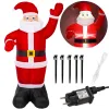 Inflatable Santa Claus Springos CL4058 IP44, Outdoor, 240 cm, Self-Inflating with LED Lighting