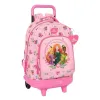 School Rucksack with Wheels Disney Princess Pink 33 x 45 x 22 cm