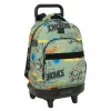 School Rucksack with Wheels Safta Zone 33 x 45 x 22 cm Graffitti