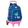 Reppu pyörillä BlackFit8 Mariposas Monivärinen 33 x 45 x 22 cm Perhoset