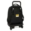 School Rucksack with Wheels Kappa Grey Black Grey 33 x 45 x 22 cm