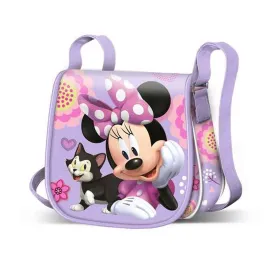 Shoulder Bag Minnie Mouse Lilac 16 X 17 X 6 CM