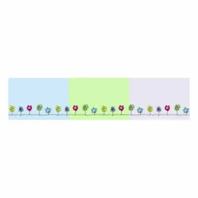 Cot protector Cool Kids Patch Garden (60 x 60 x 60 + 40 cm)