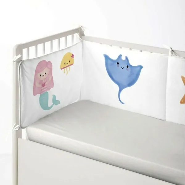 Pinnasängyn suoja Cool Kids Mermaid (60 x 60 x 60 + 40 cm)