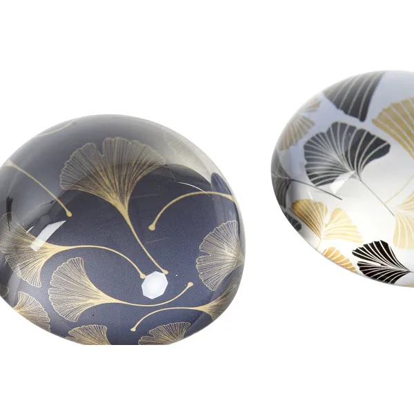 Paperipaino DKD Home Decor Kristalli (2 osaa)