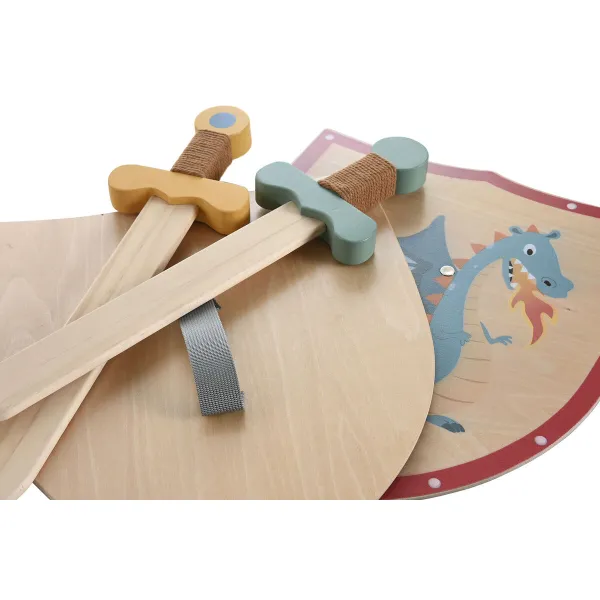 Toy Sword Home ESPRIT 28 x 0,5 x 33,5 cm (2 Units)