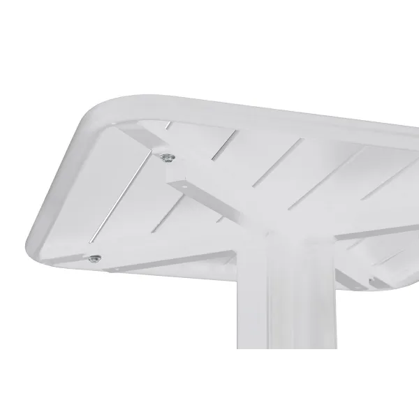 Galda komplekts ar 2 krēsliem Home ESPRIT Balts Metāls polipropilēns 60 x 60 x 102 cm