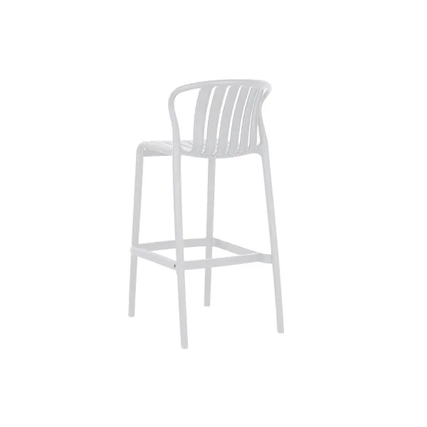 Pöytäsetti 2 tuolilla Home ESPRIT Valkoinen Metalli polypropeeni 60 x 60 x 102 cm