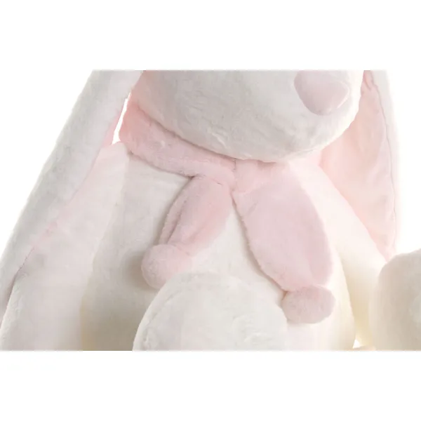 Fluffy toy Home ESPRIT Cream Polyester Children's Rabbit (2 Units)