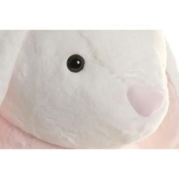 Fluffy toy Home ESPRIT Cream Polyester Children's Rabbit (2 Units)