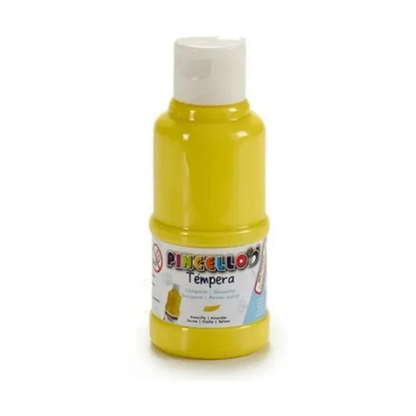 Tempera Pincello Keltainen 120 ml
