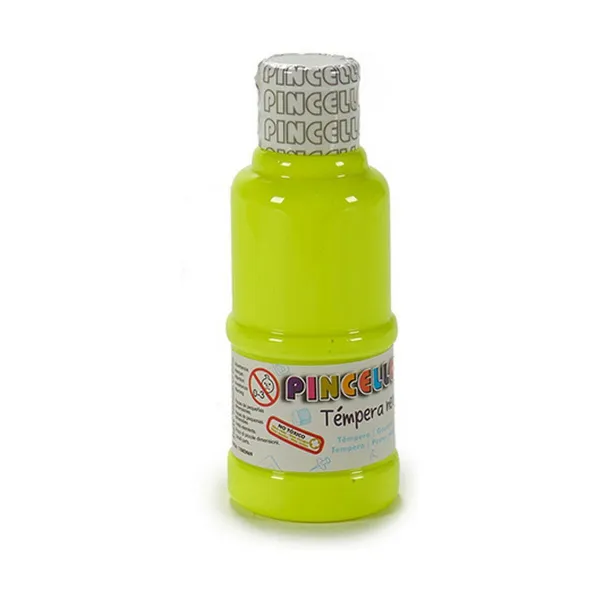 Tempera Pincello Neon Keltainen 120 ml (12 osaa)