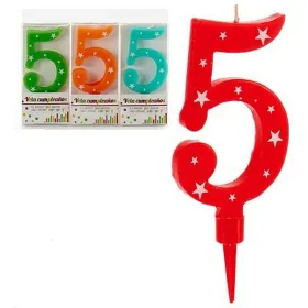 Žvakė Numeriai 5 (12 vnt.)