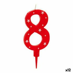 Žvakė Gimtadienio Numeriai 8 (12 vnt.)