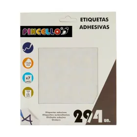Uzlīmes Pincello Balts 17 x 4 x 19 cm 17 x 24 mm Ovāls (12 gb.)