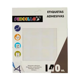 Uzlīmes Pincello Balts 17 x 4 x 19 cm 22 x 49 mm Ābols (12 gb.)