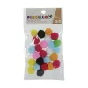 Materials for Handicrafts Pincello Balls Multicolour Ø 2 cm 12 Units