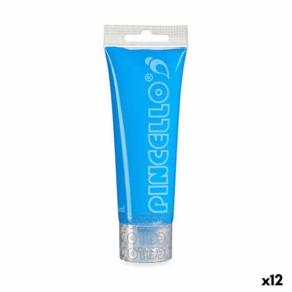 Акриловая краска Pincello Neon Синий 75 ml (12 штук)