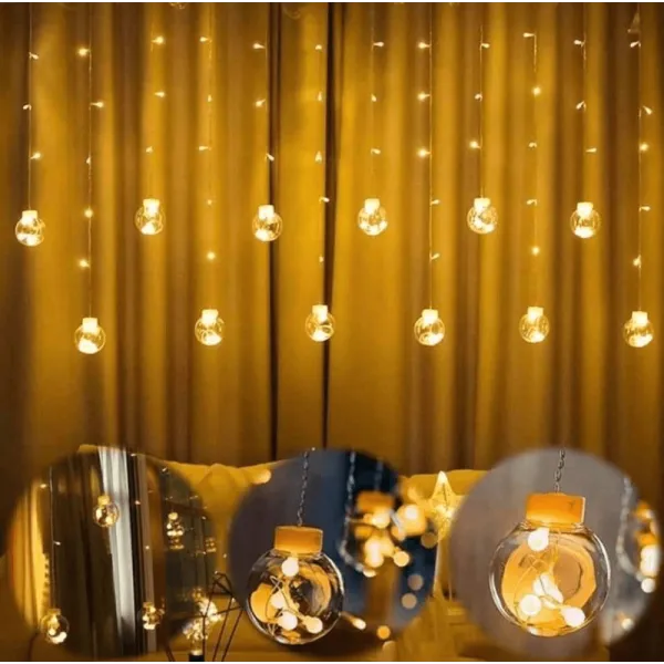 Jõulude LED-kardinavalgus Springos CL4045