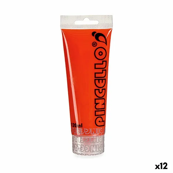 Akryylimaali Pincello Punainen 120 ml (12 osaa)