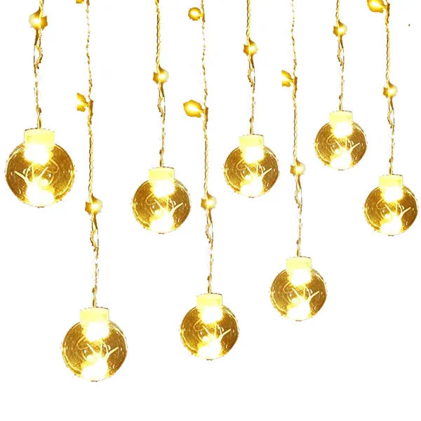 Christmas LED Curtain Lights Springos CL4045