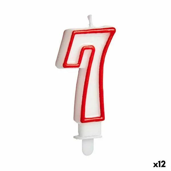 Kynttilä Syntymäpäivä Numerot 7 (12 osaa)