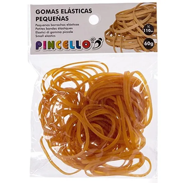 Gumijas lentes Pincello Dzeltens (12 gb.)
