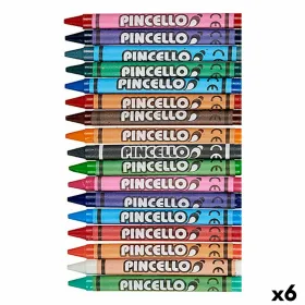 Coloured crayons Pincello Multicolour (6 Units)