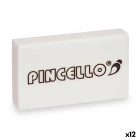 Eraser Pincello White 9 x 16 x 1,5 cm (12 Units)