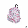 Школьный рюкзак Pincello Разноцветный 28 x 12 x 22 cm 22 x 28 x 12 cm Радужная (12 штук)