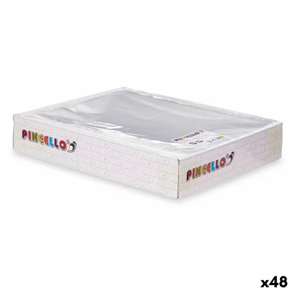 Pārvalki Pincello Caurspīdīgs A4 Plastmasa 25 x 34 x 1 cm (48 gb.)
