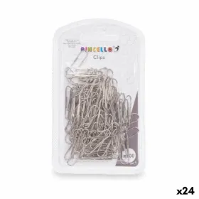 Clips Pincello Silver Metal Small (24 Units)