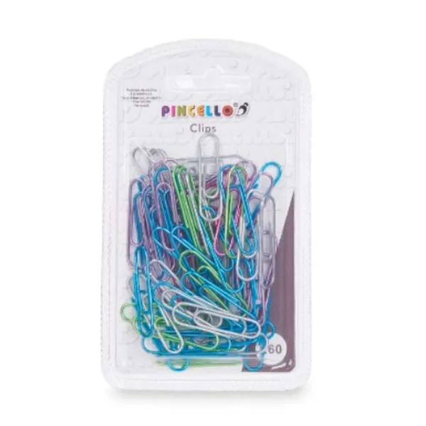Clips Pincello Multicolour Metal Medium (24 Units)