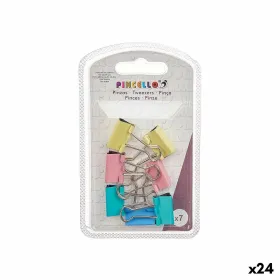 Clamps Pincello Multicolour Metal Clip Small (24 Units)