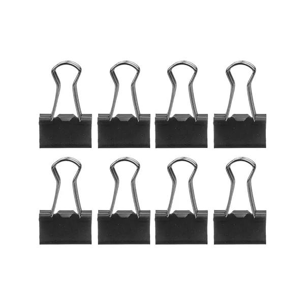 Clamps Pincello Black Metal Clip Small (24 Units)