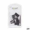 Clamps Pincello Black Metal Clip Medium (24 Units)