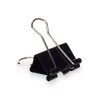 Clamps Pincello Black Metal Clip Medium (24 Units)