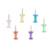 Drawing pins Pincello Multicolour Metal Plastic (24 Units)