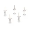 Drawing pins Pincello Transparent Metal Plastic (24 Units)