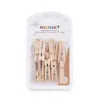 Clamps Pincello Brown Wood Medium (24 Units)