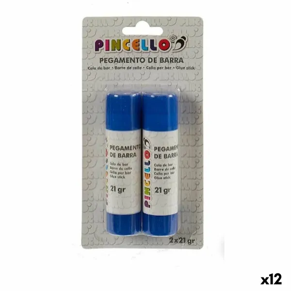 Glue stick Pincello 21 g 2 Pieces (12 Units)